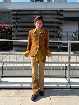 「arth（アース）のアイテム（帽子）」を使った、RYOTAROさん（メンズ・173cm）の冬コーディネート