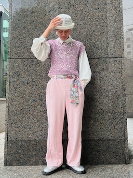 「arth（アース）のアイテム」を使った、RYOTAROさん（メンズ・173cm）の春コーディネート