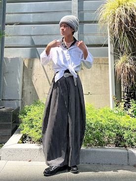 「モードカジュアル」｜RYOTAROさん（メンズ・173cm）の秋コーディネート
