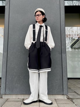 「アイテム（ハンチング/ベレー帽）」を使った、RYOTAROさん（メンズ・173cm）の秋コーディネート