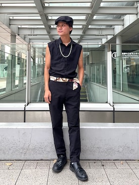 「arth（アース）のアイテム」を使った、RYOTAROさん（メンズ・173cm）の夏コーディネート