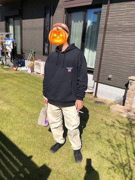 「JOINT WORKS（ジョイントワークス）のアイテム（バッグ）」を使った、woo10さん（メンズ・160cm）の秋コーディネート