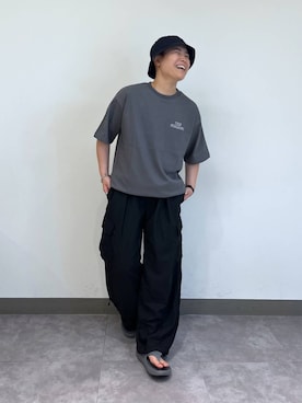 「RAGEBLUE（レイジブルー）のアイテム（腕時計）」を使った、shuさん（メンズ・159cm）の夏コーディネート