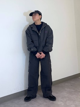 「RAGEBLUE（レイジブルー）のアイテム（ブレスレット）」を使った、shuさん（メンズ・159cm）の冬コーディネート
