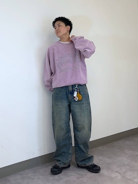 「RAGEBLUE（レイジブルー）のアイテム（ブレスレット）」を使った、shuさん（メンズ・159cm）の冬コーディネート