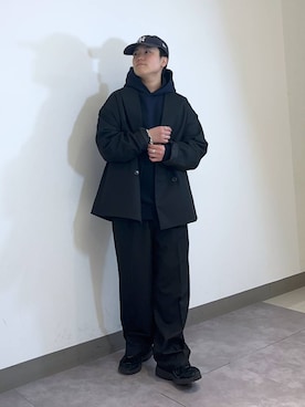 「RAGEBLUE（レイジブルー）のアイテム（ブレスレット）」を使った、shuさん（メンズ・159cm）の冬コーディネート