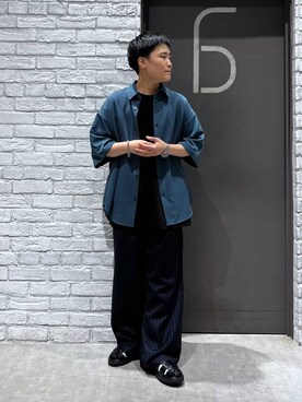 「RAGEBLUE（レイジブルー）のアイテム（腕時計）」を使った、shuさん（メンズ・159cm）の夏コーディネート