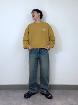 「MULGA（モルガ）のアイテム」を使った、shuさん（メンズ・159cm）の秋コーディネート