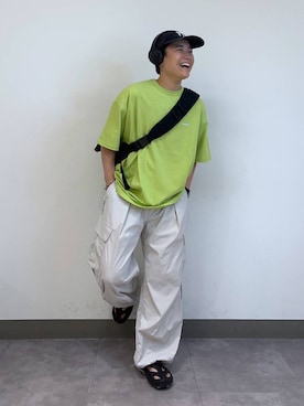 「RAGEBLUE（レイジブルー）のアイテム（腕時計）」を使った、shuさん（メンズ・159cm）の夏コーディネート