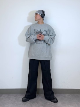 「RAGEBLUE（レイジブルー）のアイテム（ニットキャップ/ビーニー）」を使った、shuさん（メンズ・159cm）の秋コーディネート