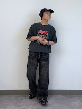 「RAGEBLUE（レイジブルー）のアイテム（腕時計）」を使った、shuさん（メンズ・159cm）の夏コーディネート