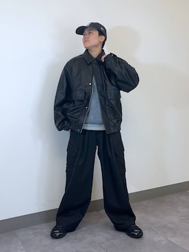 「RAGEBLUE（レイジブルー）のアイテム（ブレスレット）」を使った、shuさん（メンズ・159cm）の冬コーディネート