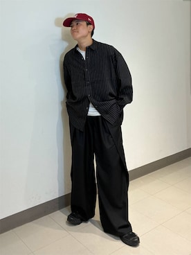 「Healthknit（ヘルスニット）のアイテム（ソックス/靴下）」を使った、shuさん（メンズ・159cm）の秋コーディネート