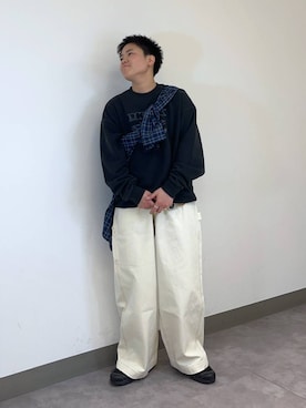 「RAGEBLUE（レイジブルー）のアイテム（ブレスレット）」を使った、shuさん（メンズ・159cm）の冬コーディネート