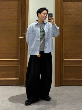 「RAGEBLUE（レイジブルー）のアイテム」を使った、shuさん（メンズ・159cm）の春コーディネート