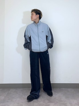 「RAGEBLUE（レイジブルー）のアイテム（スウェットパンツ）」を使った、shuさん（メンズ・159cm）の秋コーディネート