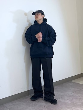 「RAGEBLUE（レイジブルー）のアイテム（ブレスレット）」を使った、shuさん（メンズ・159cm）の冬コーディネート