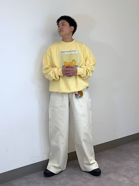 「RAGEBLUE（レイジブルー）のアイテム（パーカー）」を使った、shuさん（メンズ・159cm）の冬コーディネート