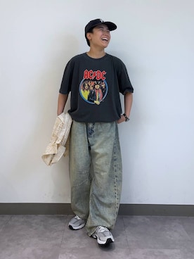 「RAGEBLUE（レイジブルー）のアイテム（腕時計）」を使った、shuさん（メンズ・159cm）の夏コーディネート