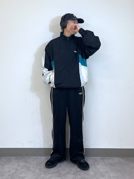 「RAGEBLUE（レイジブルー）のアイテム（スウェットパンツ）」を使った、shuさん（メンズ・159cm）の秋コーディネート