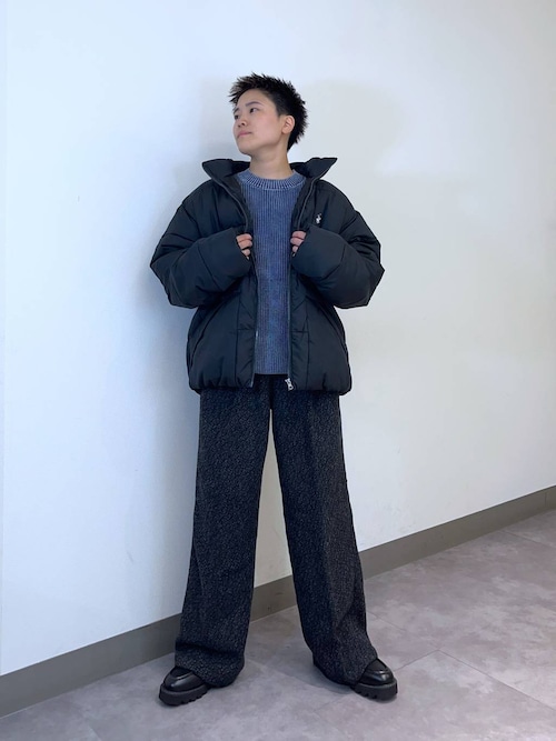 BEVERLY HILLS POLO CLUB】ONE POINT LOGO PADDED JACKET