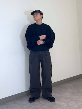 「RAGEBLUE（レイジブルー）のアイテム（ブレスレット）」を使った、shuさん（メンズ・159cm）の冬コーディネート