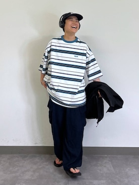 「RAGEBLUE（レイジブルー）のアイテム（腕時計）」を使った、shuさん（メンズ・159cm）の夏コーディネート