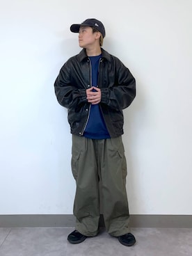 「RAGEBLUE（レイジブルー）のアイテム（ジャケット/アウター）」を使った、shuさん（メンズ・159cm）の秋コーディネート