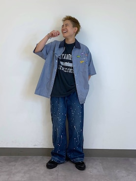 shuさん（メンズ・159cm）の夏コーディネート