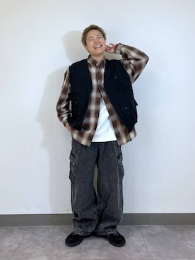 shuさん（メンズ・159cm）の秋コーディネート
