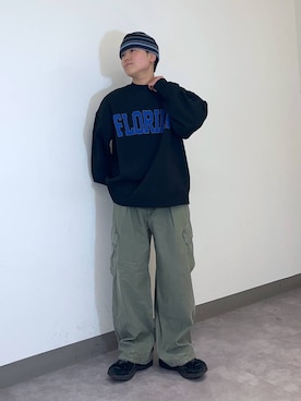 「RAGEBLUE（レイジブルー）のアイテム（ブレスレット）」を使った、shuさん（メンズ・159cm）の冬コーディネート