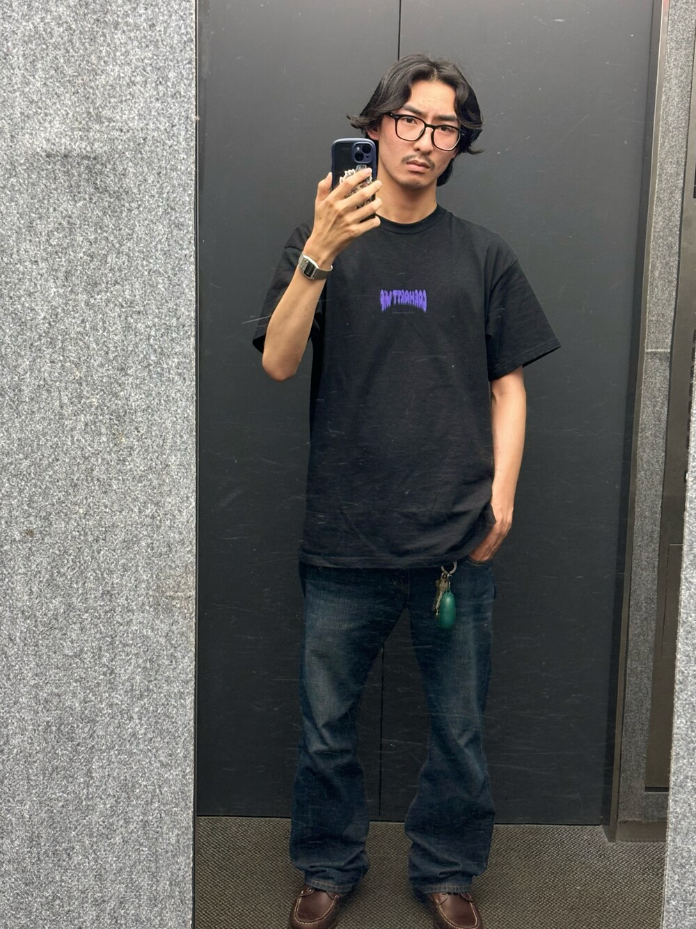 「きれいめカジュアル」｜「SEBAGO DOCKSIDESのアイテム（モカシン/デッキシューズ、ブラウン系）」を使った、予想GUYさん（メンズ・178cm）の夏コーディネートの1枚目の写真