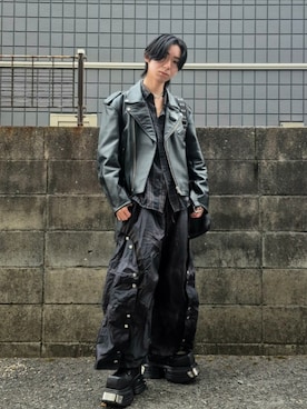 GRANCYのアイテムを使った「ナイロンパンツ」の人気ファッション