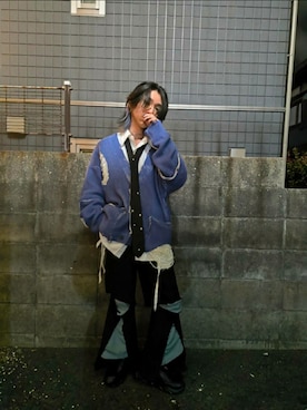 「GRANCY（グランシー）のアイテム（フォーマルスーツ/小物）」を使った、kireiraさん（メンズ・168cm）の冬コーディネート