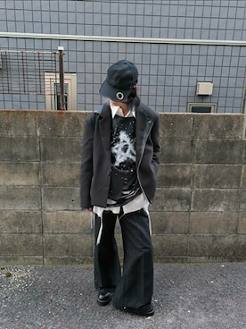 「GRANCY（グランシー）のアイテム（テーラードジャケット）」を使った、kireiraさん（メンズ・168cm）の冬コーディネート