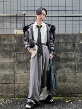 「JOHN LAWRENCE SULLIVAN（ジョンローレンスサリバン）のアイテム」を使った、kireiraさん（メンズ・167cm）の冬コーディネート