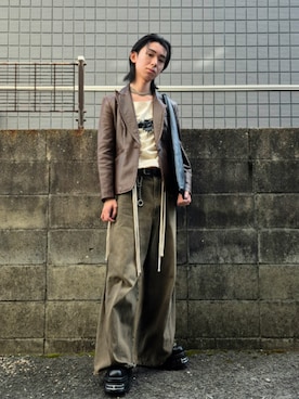 「J.CREW（ジェイクルー）のアイテム」を使った、kireiraさん（メンズ・167cm）の秋コーディネート