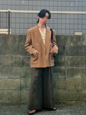 「JOHN LAWRENCE SULLIVAN（ジョンローレンスサリバン）のアイテム」を使った、kireiraさん（メンズ・167cm）の冬コーディネート