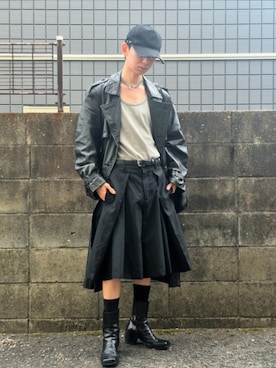 「GRANCY（グランシー）のアイテム（帽子）」を使った、kireiraさん（メンズ・167cm）の春コーディネート