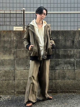 「JOHN LAWRENCE SULLIVAN（ジョンローレンスサリバン）のアイテム」を使った、kireiraさん（メンズ・167cm）の冬コーディネート