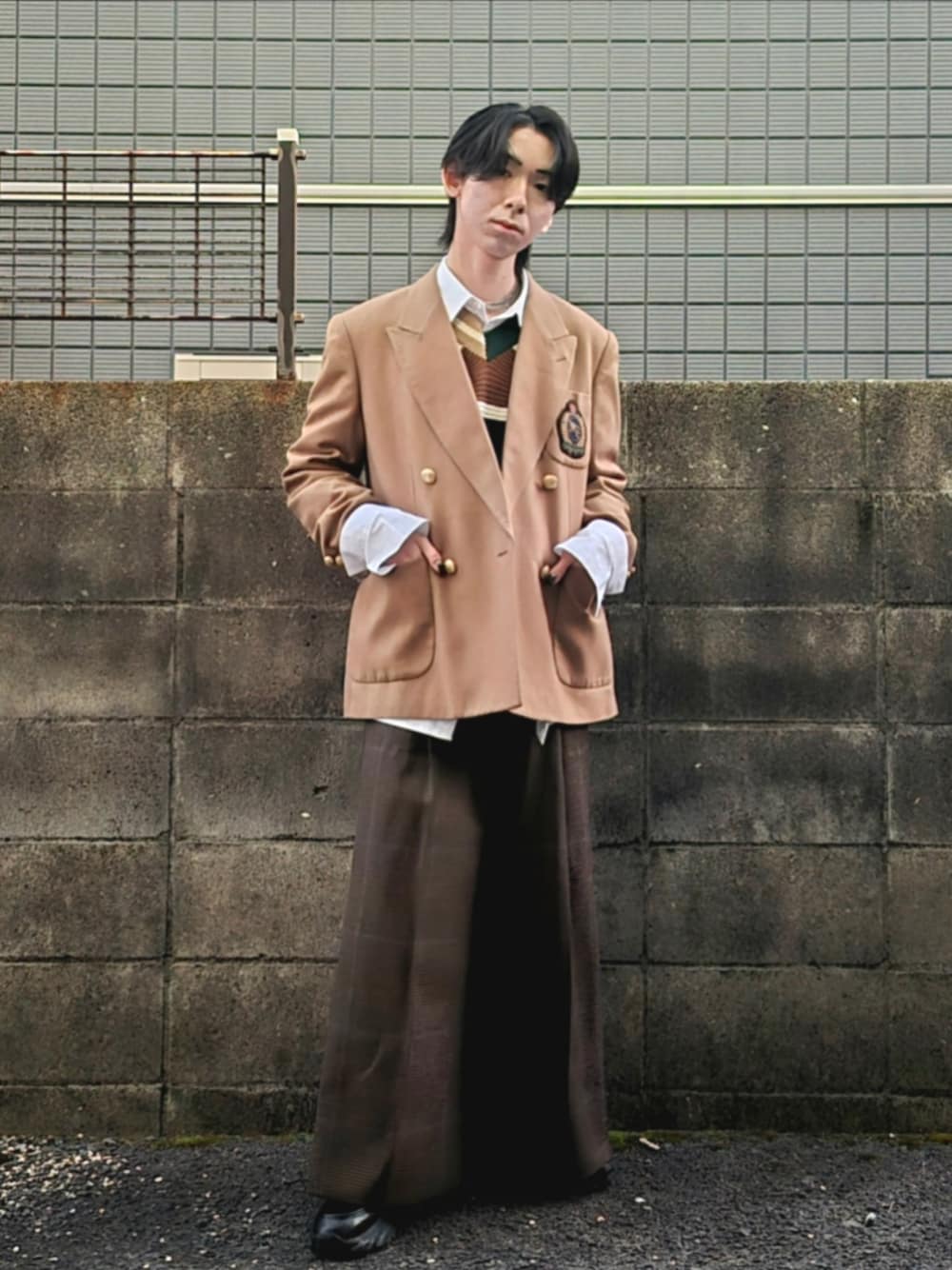 BURBERRYのテーラードジャケット（ベージュ系）を使ったメンズ人気