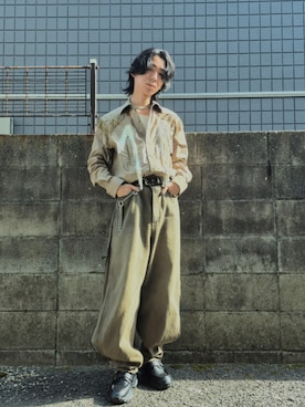 「アイテム（スカート）」を使った、kireiraさん（メンズ・167cm）の夏コーディネート