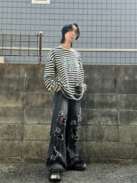 「アイテム（サングラス）」を使った、kireiraさん（メンズ・167cm）の秋コーディネート