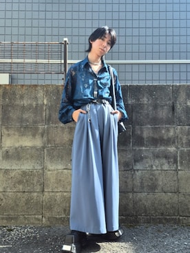 「GU」｜「アイテム（財布/小物）」を使った、kireiraさん（メンズ・167cm）の夏コーディネート