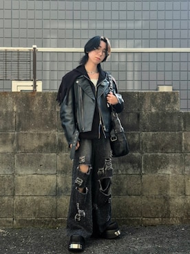 「アイテム（財布/小物）」を使った、kireiraさん（メンズ・167cm）の秋コーディネート