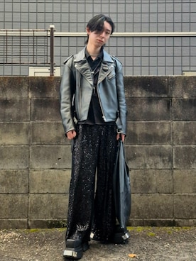 「JOHN LAWRENCE SULLIVAN（ジョンローレンスサリバン）のアイテム」を使った、kireiraさん（メンズ・167cm）の冬コーディネート