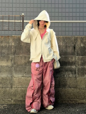 「アイテム（ウォレットチェーン）」を使った、kireiraさん（メンズ・167cm）の秋コーディネート