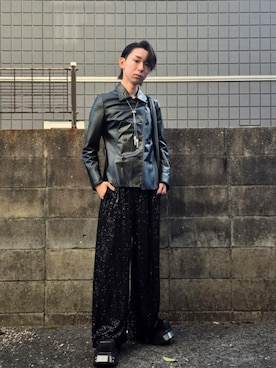 「アイテム（ドレスシューズ）」を使った、kireiraさん（メンズ・167cm）の秋コーディネート