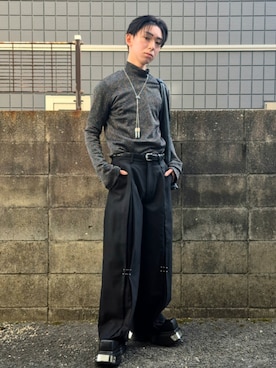 「GRANCY（グランシー）のアイテム（パンツ）」を使った、kireiraさん（メンズ・167cm）の春コーディネート