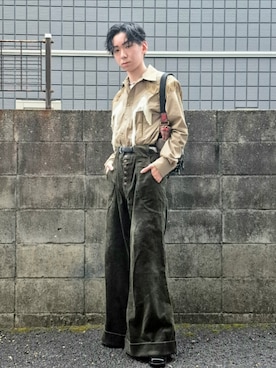 「JOHN LAWRENCE SULLIVAN（ジョンローレンスサリバン）のアイテム」を使った、kireiraさん（メンズ・167cm）の冬コーディネート